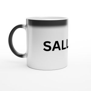 Salliday Black and White 11oz Ceramic Mug