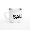 Salliday White 12oz Enamel Mug