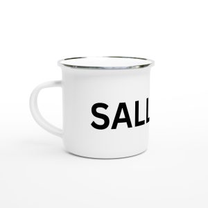 Salliday White 12oz Enamel Mug