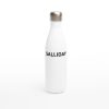 Salliday White 17oz Stainless Steel Water Bottle