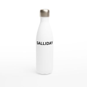 Salliday White 17oz Stainless Steel Water Bottle